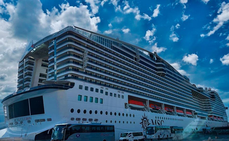 Accidente a bordo del crucero MSC World Europa