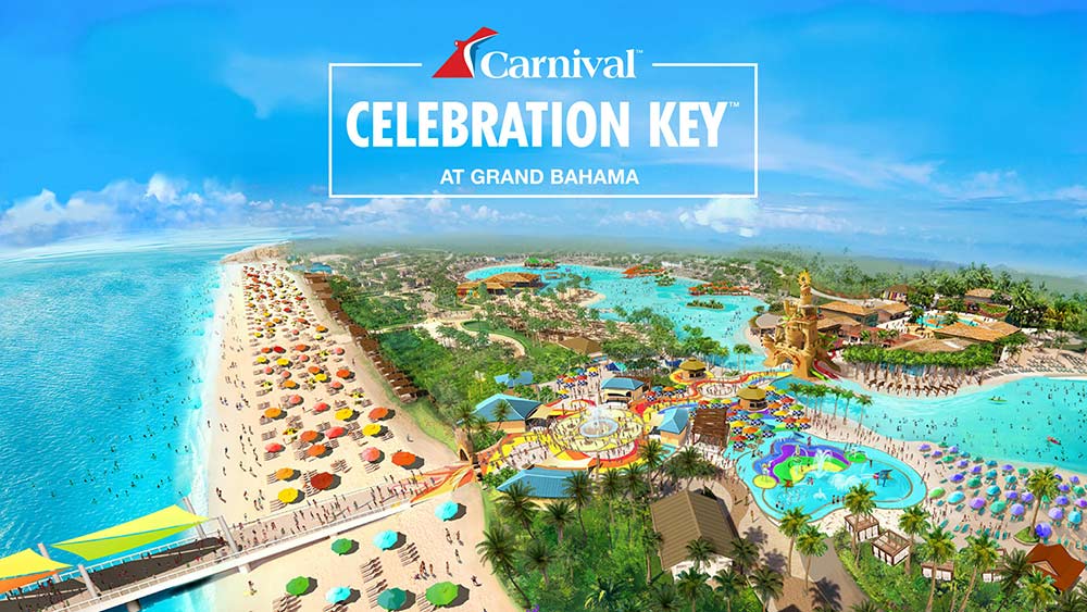 Asi es el nuevo destino privado de Carnival Cruise llamado "Celebration Key"
