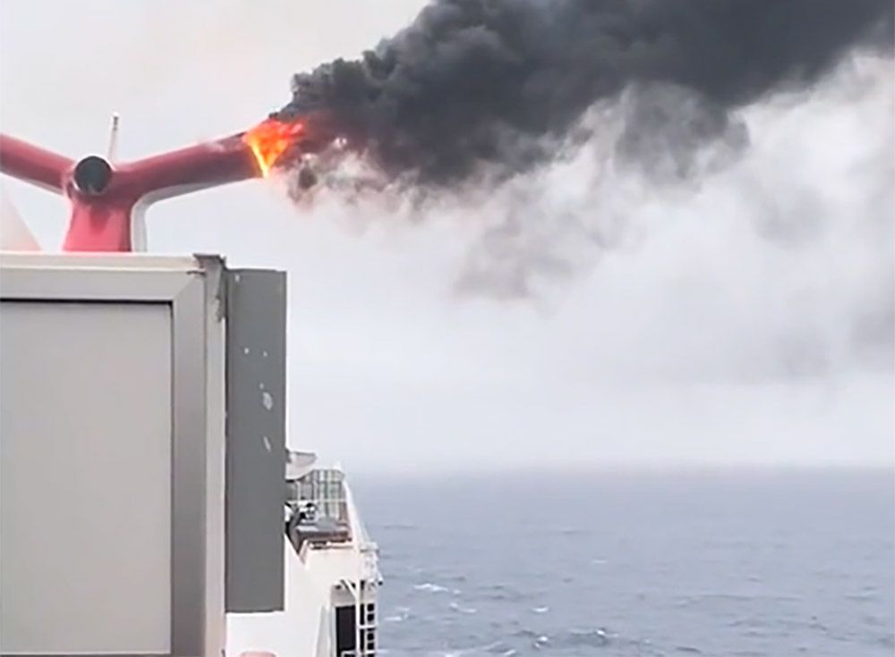 Incendio en el crucero Carnival Freedom