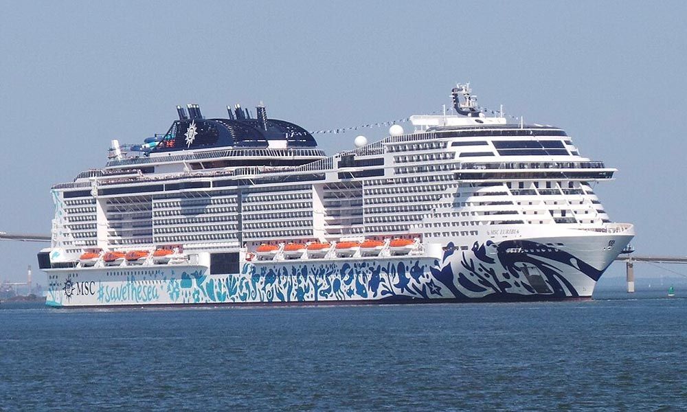 Un joven de 23 años cae por la borda de un barco de MSC Cruceros