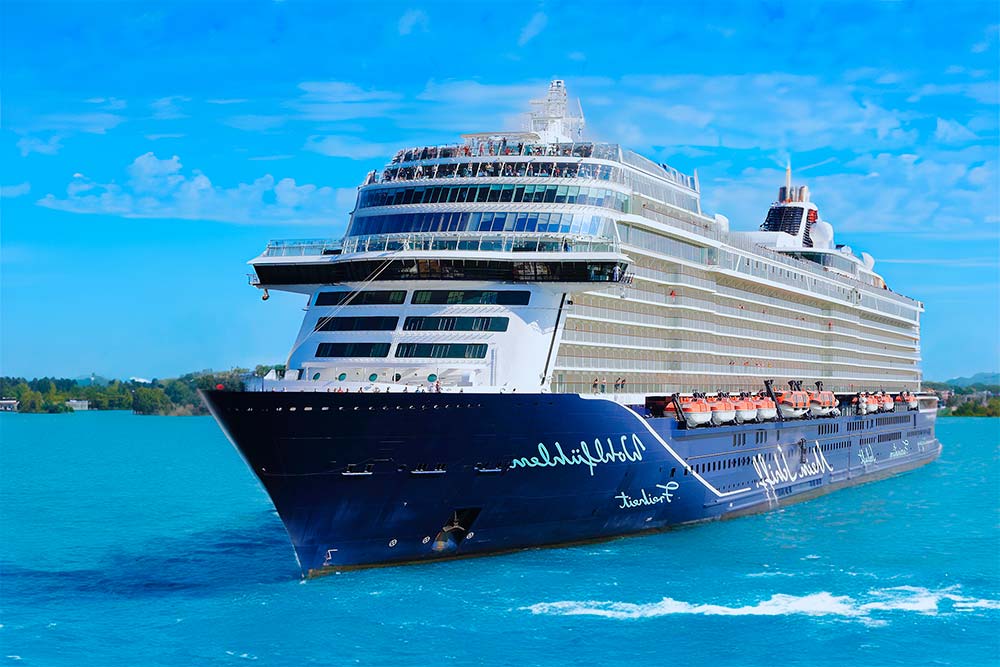 El nuevo crucero de TUI Cruises realizará un viaje de prueba