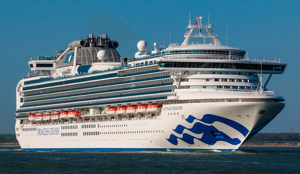 Sapphire Princess problemas de propulsion
